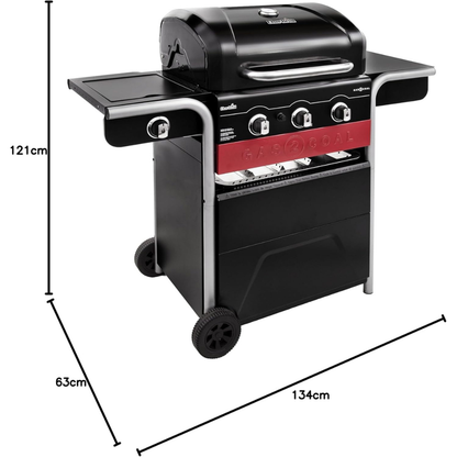 Barbecue ibrido gas/carbone Char-Broil Gas2Coal 330