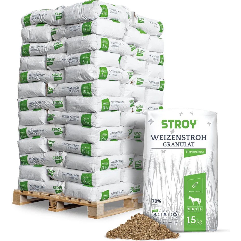 Pellet di paglia – 65 sacchi da 15 kg