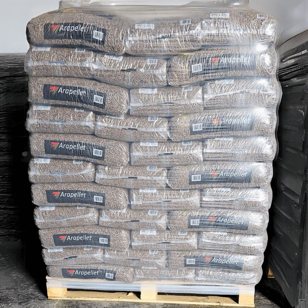 Arapellet ENplus A1 e DINplus – Pallet da 77 sacchi da 15 kg